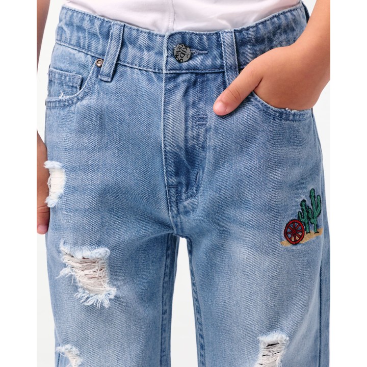 Pantalón Niño Emory 2 Light Wash