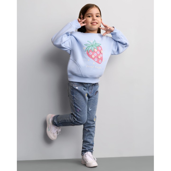 Polera Niña Laura Celeste