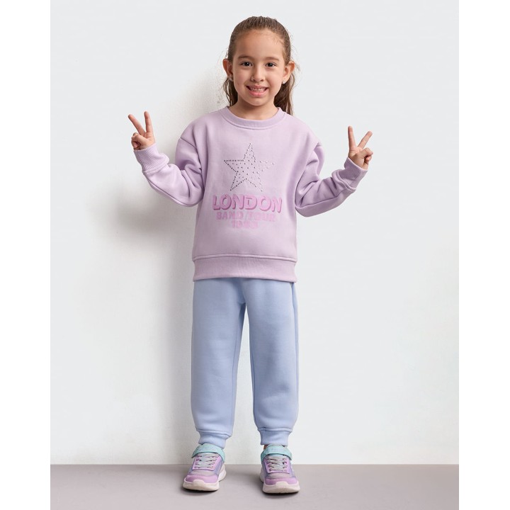 Polera Niña Francine Lila Violeta