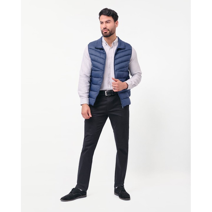 Chaleco Hombre Oliver Azul Oxford