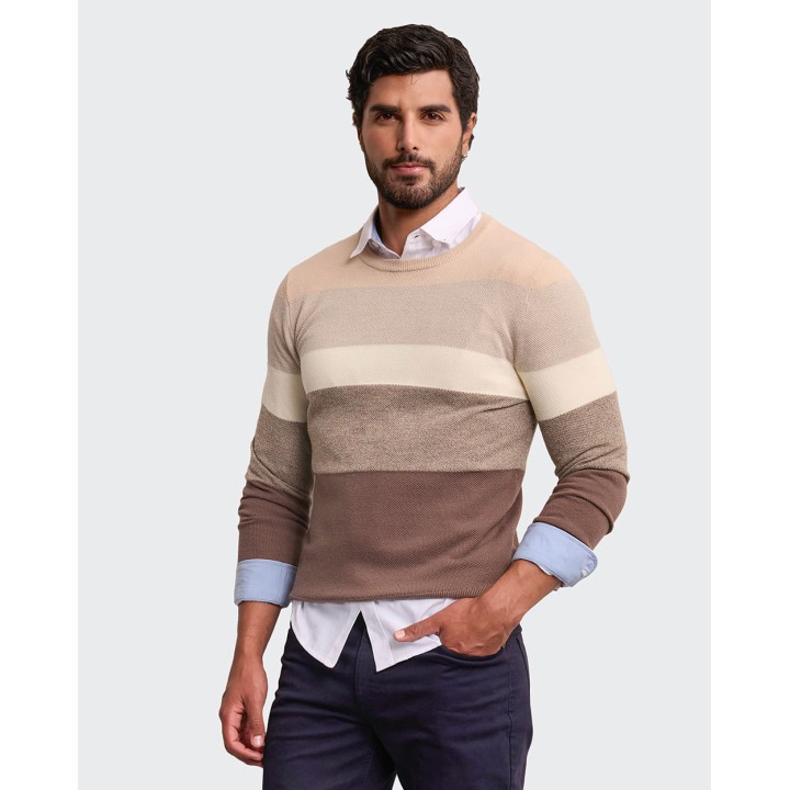 Chompa Hombre Jhair Marron Chocolate