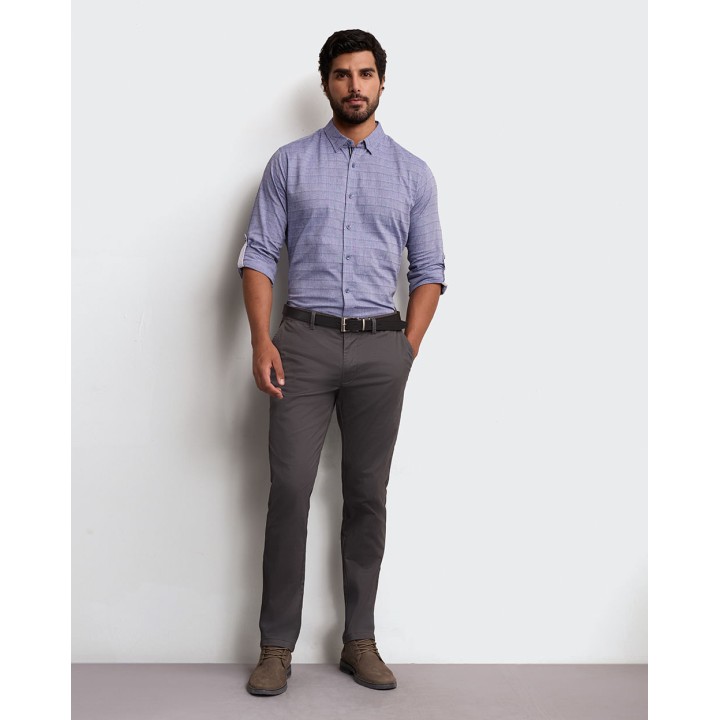 Camisa Hombre Patrick Azul Oxford