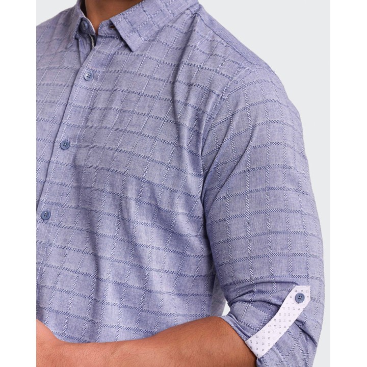 Camisa Hombre Patrick Azul Oxford