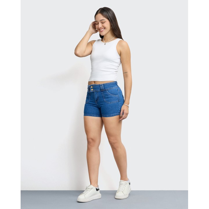 Short Mujer Damaris Medium Wash