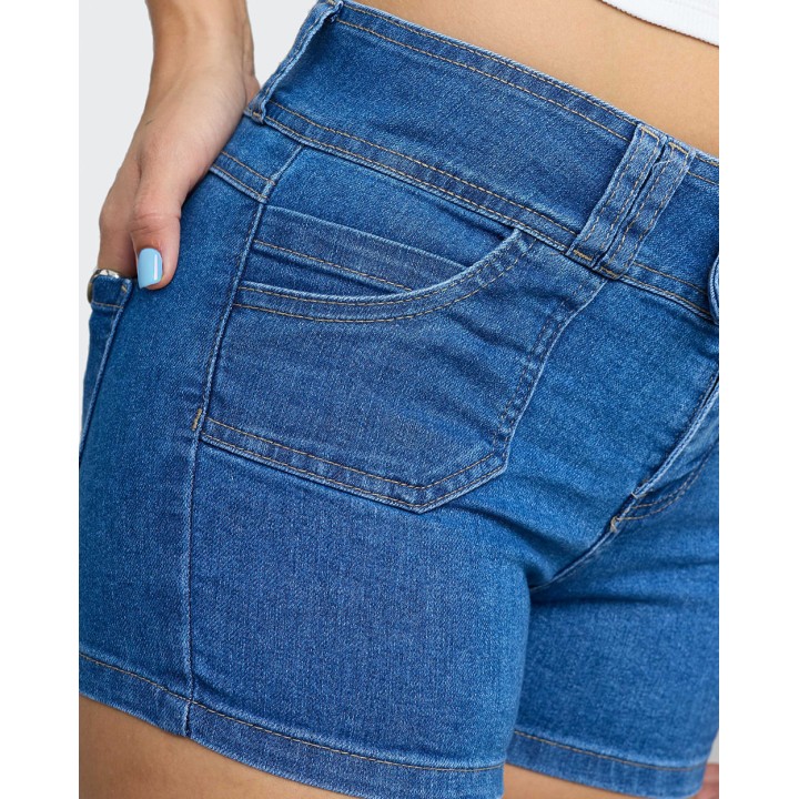 Short Mujer Damaris Medium Wash