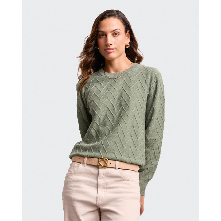 Chompa Mujer Mora 3a Verde Vintage