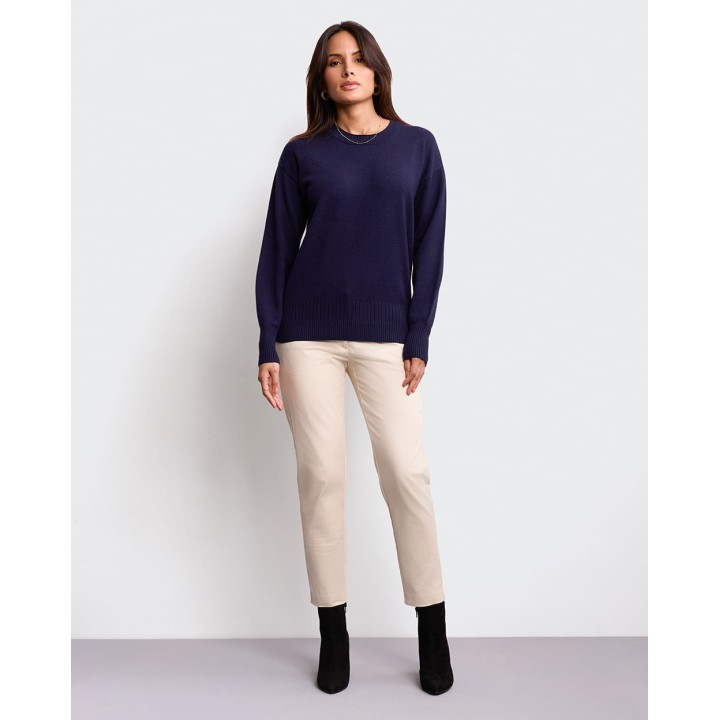 Chompa Mujer Mora 3b Azul Atlántico