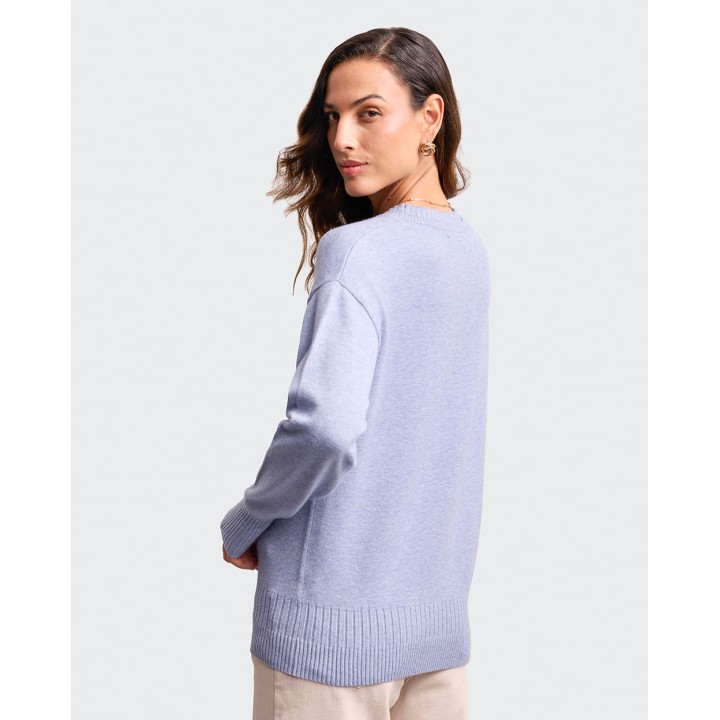 Chompa Mujer Mora 3b Acero Lavanda