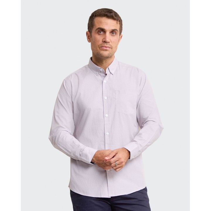Camisa Hombre Piedro Marron Clove