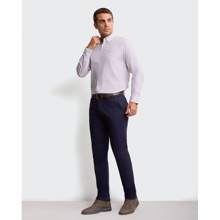 Camisa Hombre Piedro Marron Clove