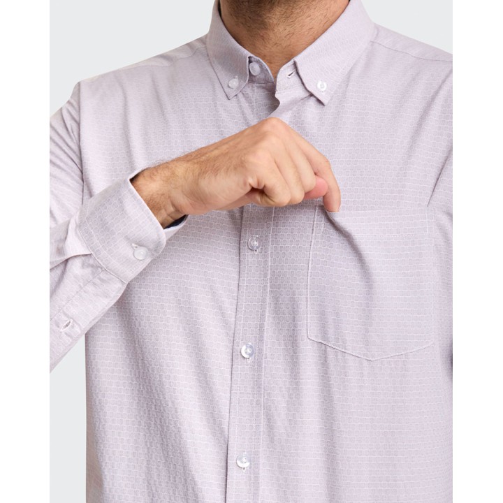 Camisa Hombre Piedro Marron Clove