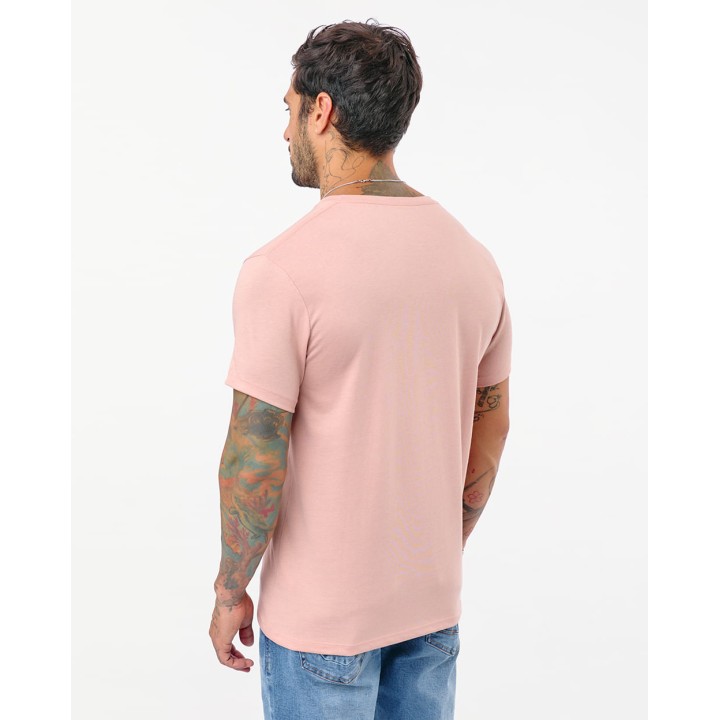Polo Hombre César Core Rosado Empolvado