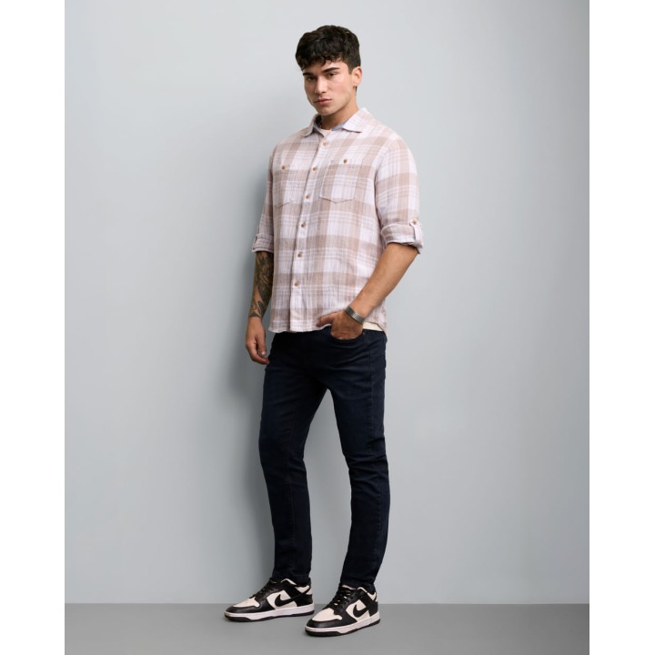 Camisa Hombre Amets Beige Safari