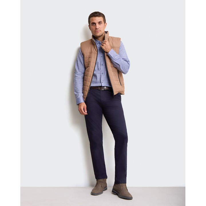 Chaleco Reversible Hombre Julian Camel