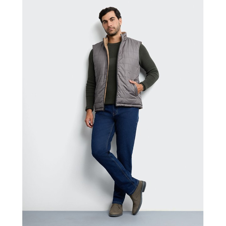 Chaleco Reversible Hombre Julian Camel