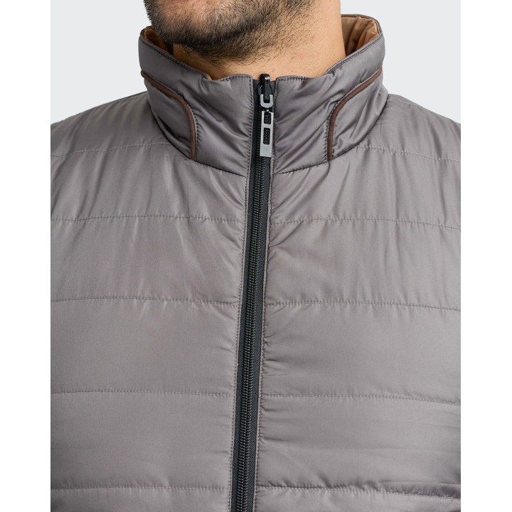 Chaleco Reversible Hombre Julian Camel