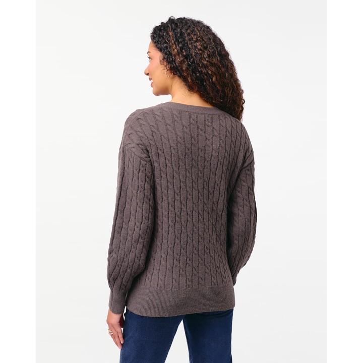 Chompa Mujer Chenil 3 Gris Noche
