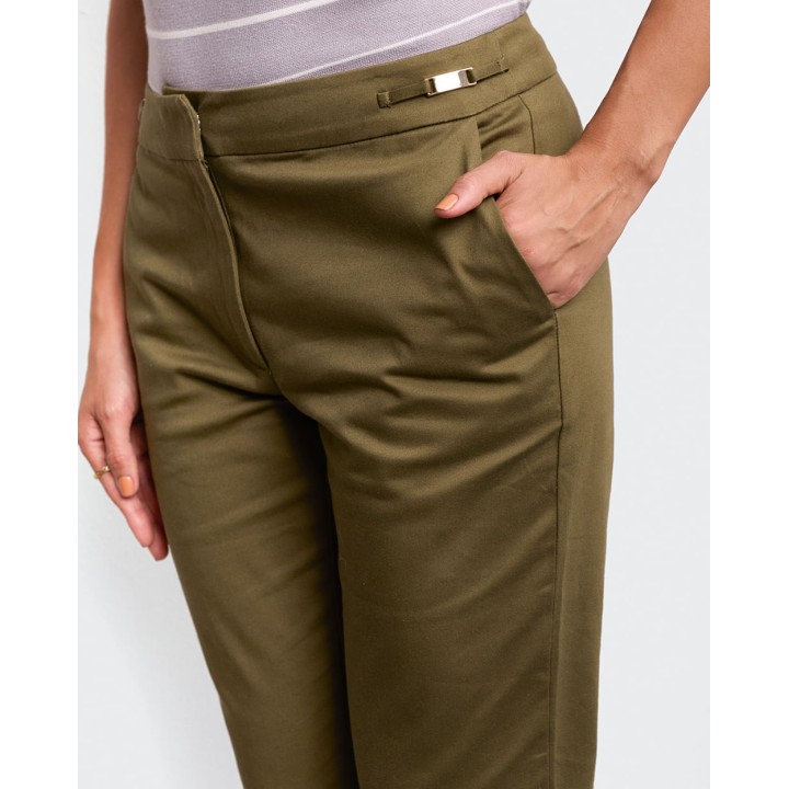 Pantalón Mujer Tammy Verde Olivo