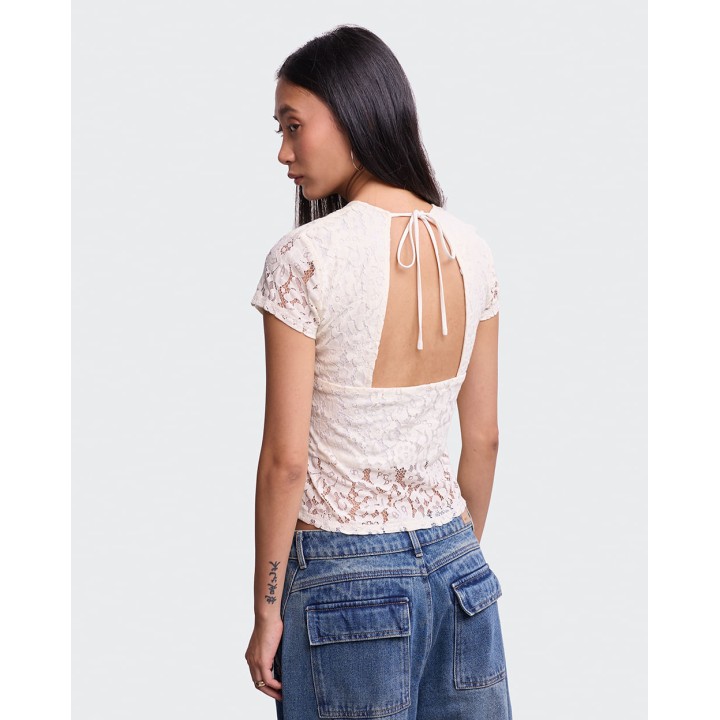 Polo Mujer Celinne Crema Angora