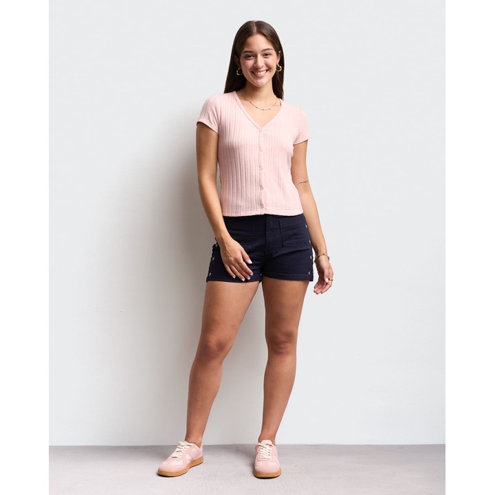 Polo Mujer Celene Rosado Vintage