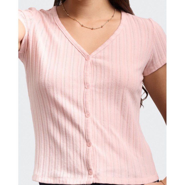 Polo Mujer Celene Rosado Vintage