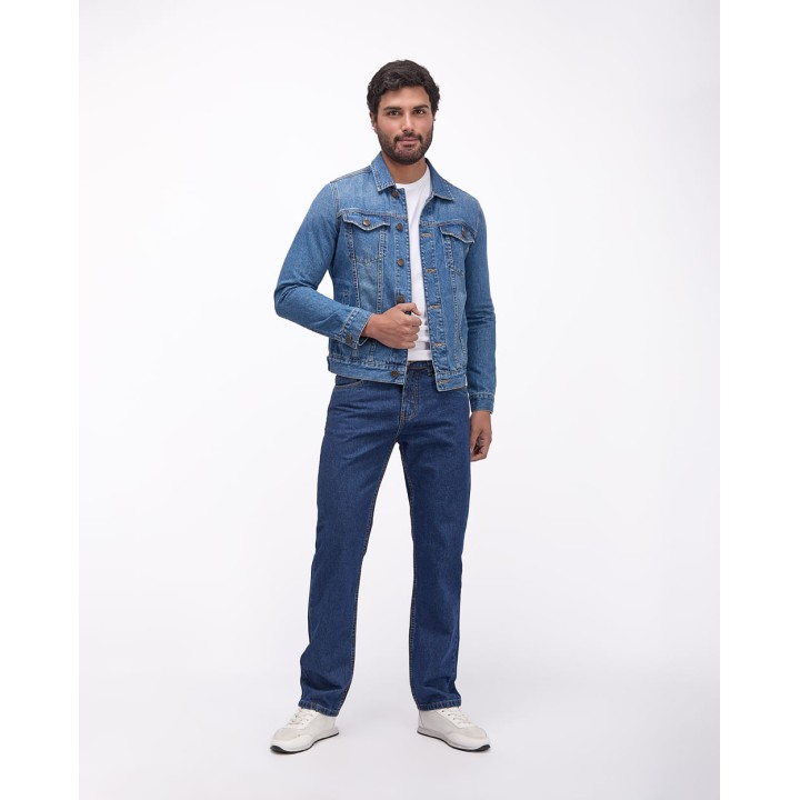 Jean Hombre Robert Azul Medio