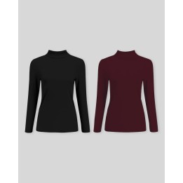 Pack de 2 cafarenas negro / vino uva