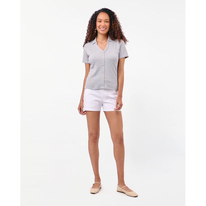 Polo Mujer Supriya Grey Fit Poly Htr