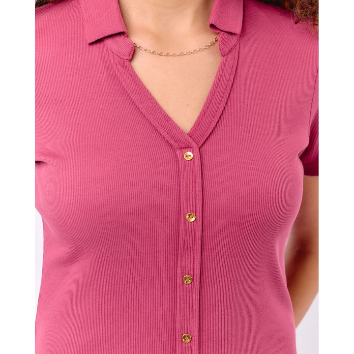 Polo Mujer Supriya Malva Uva