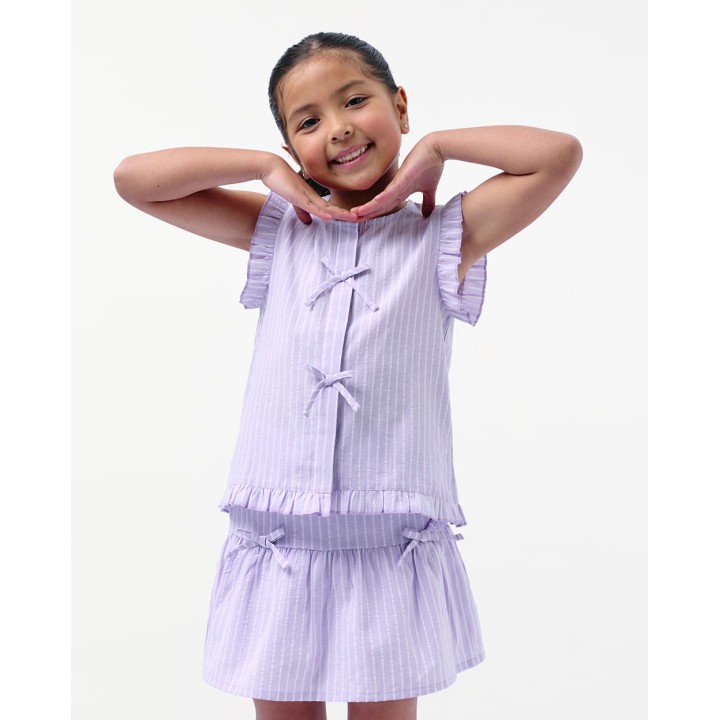 Blusa Niña Analu Lila Violeta