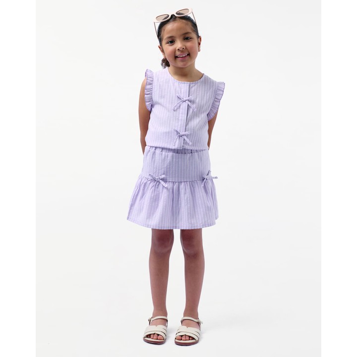 Blusa Niña Analu Lila Violeta