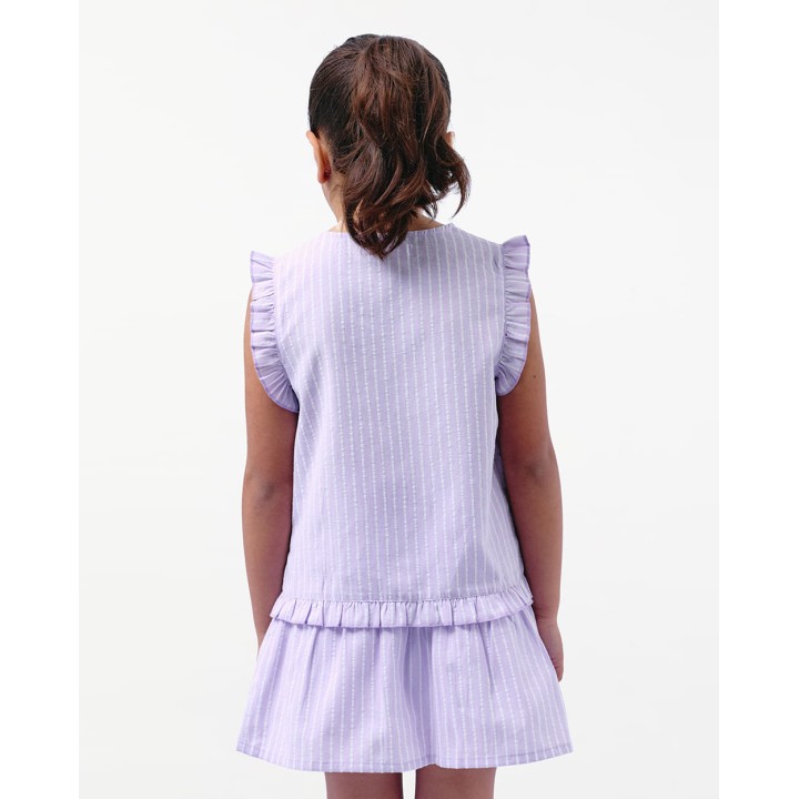 Blusa Niña Analu Lila Violeta