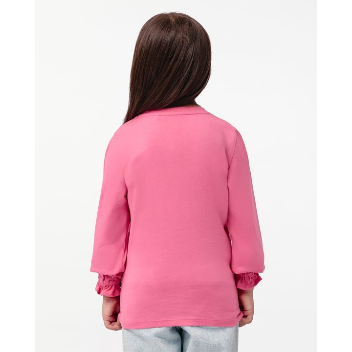 Polo Niña Mariamanda Fucsia Floral