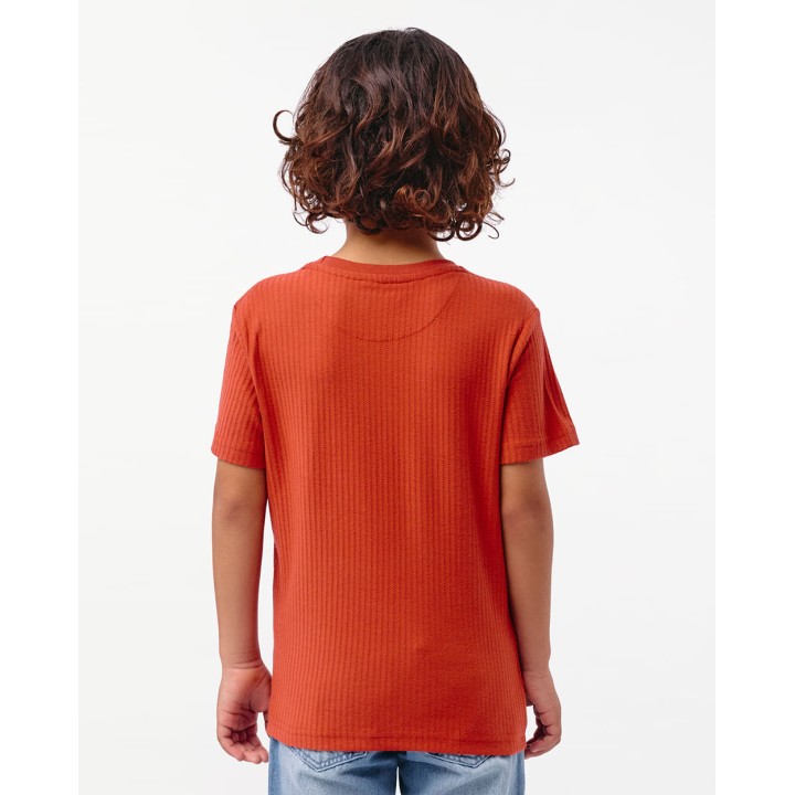 Polo Niño Roro Naranja Arcilla