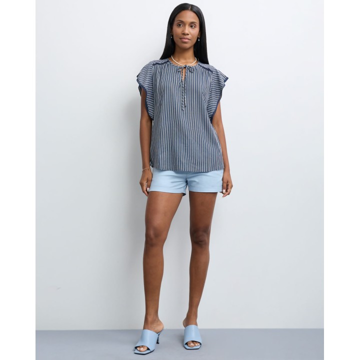 Blusa Mujer Vale Azul Náutico