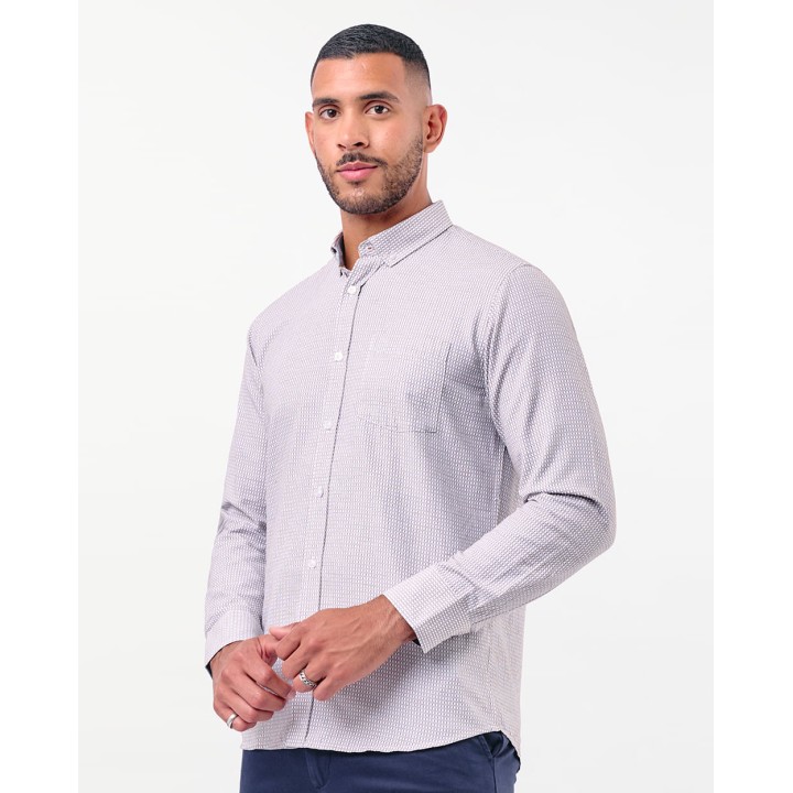 Camisa Hombre Piedro Marron Roble