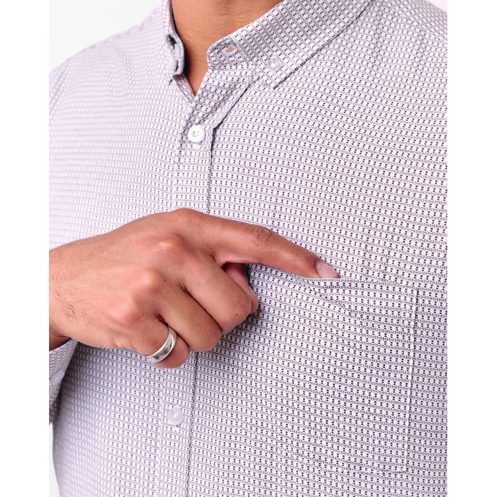Camisa Hombre Piedro Marron Roble