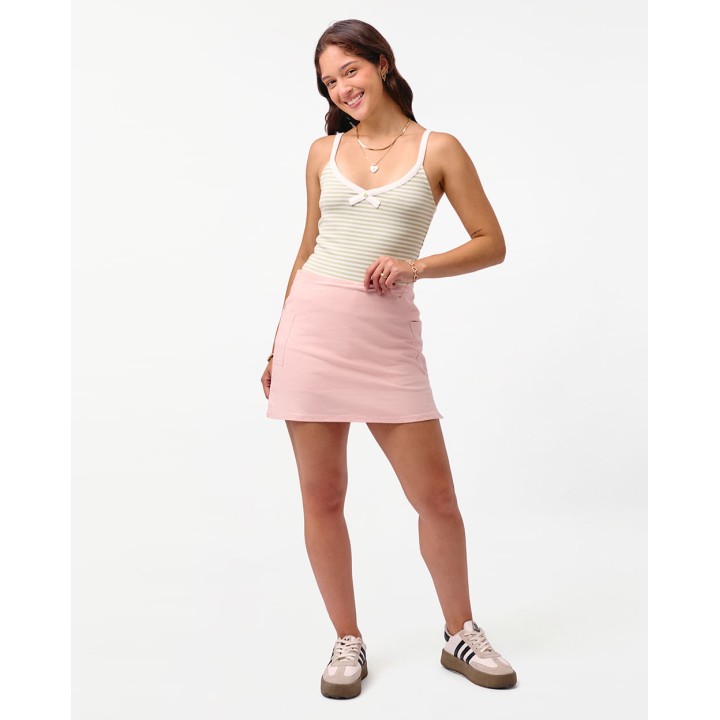 Falda Mujer Lina Palo Rosa