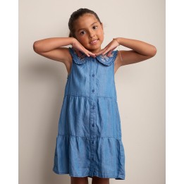 Vestido Niña Aurora Medium Wash