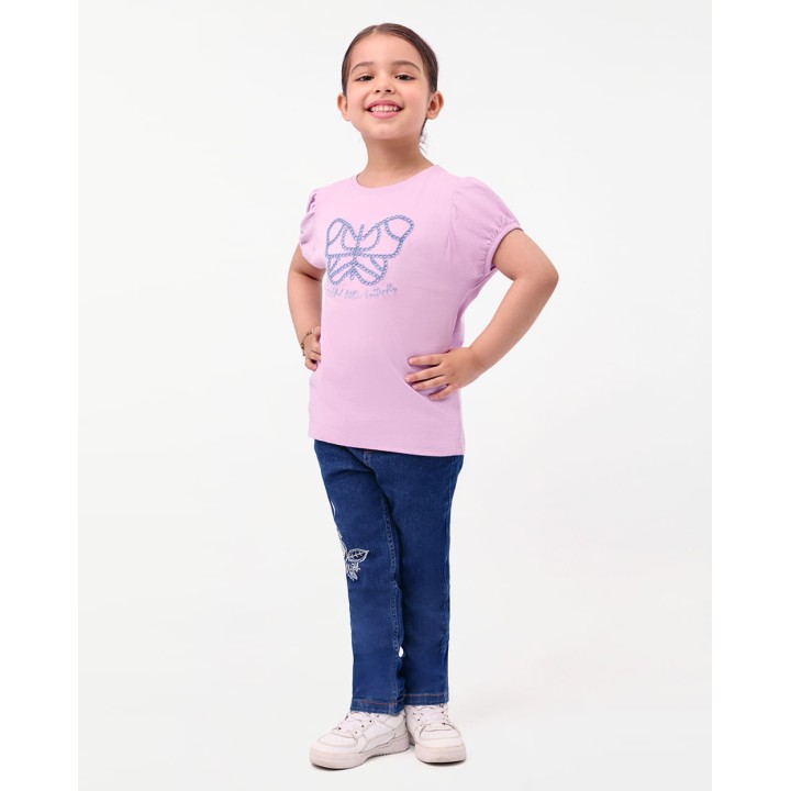 Polo Niña Ariana Lila
