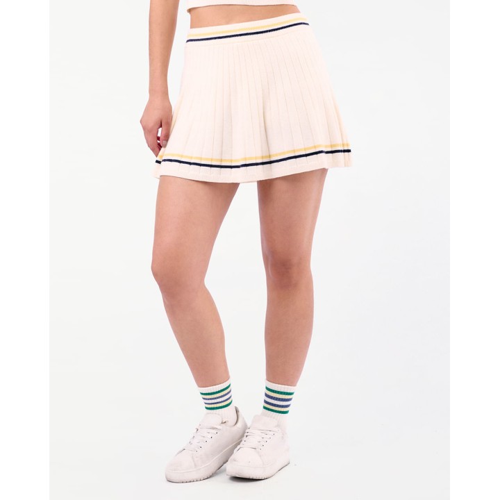 Falda Mujer Narel Crema Pastel