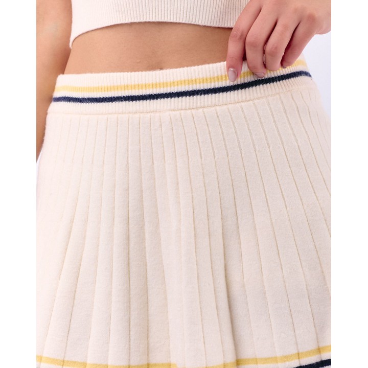 Falda Mujer Narel Crema Pastel