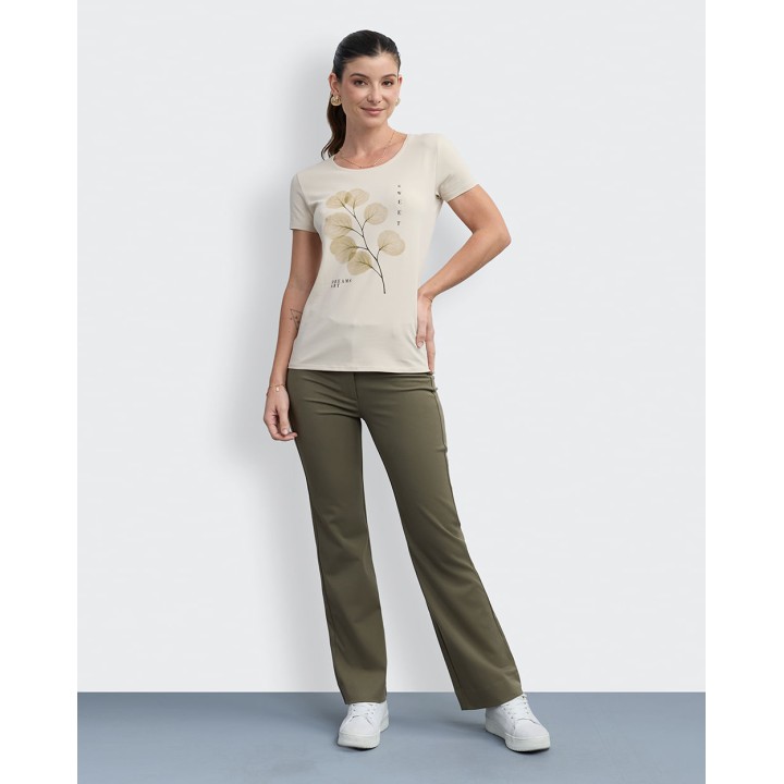 Polo Mujer Romina Beige Crema