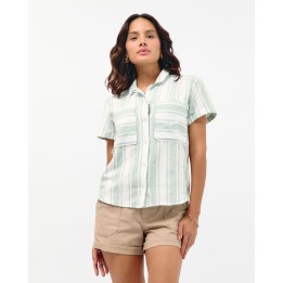 Blusa Mujer Camila Print Verde Atlantis