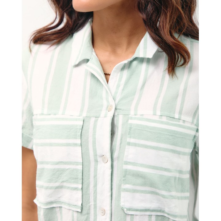 Blusa Mujer Camila Print Verde Atlantis