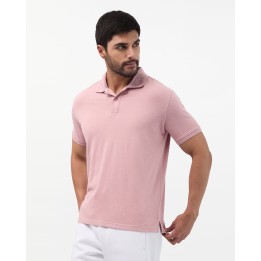 Polo Cuello Camisa Hombre Enzo Rosado Lavanda