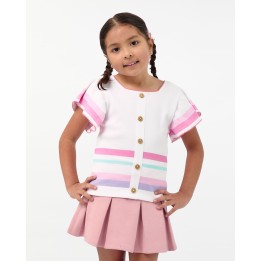 Top Niña Olivia Blanco