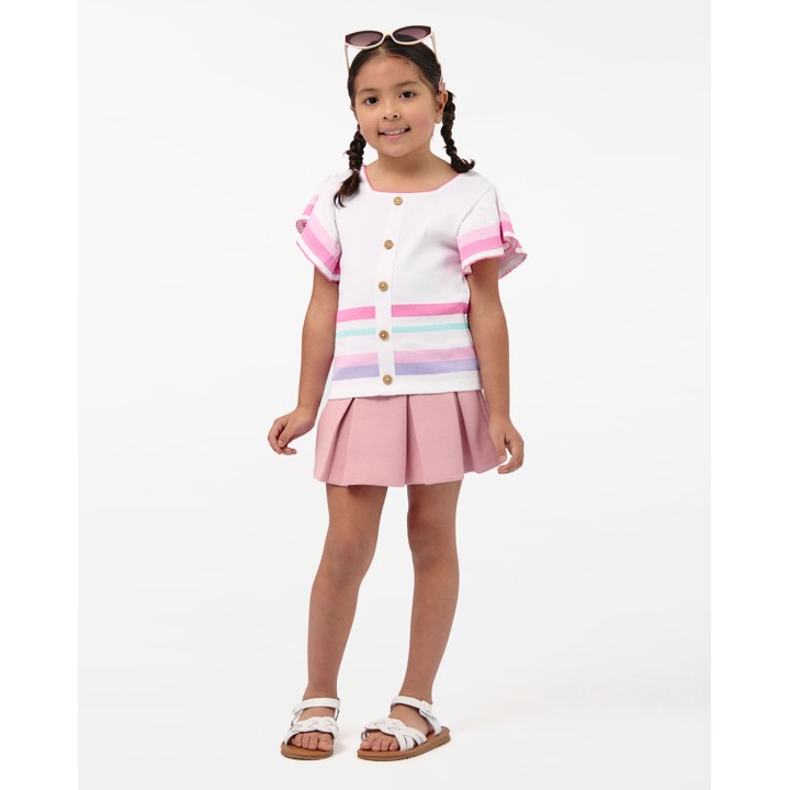 Top Niña Olivia Blanco