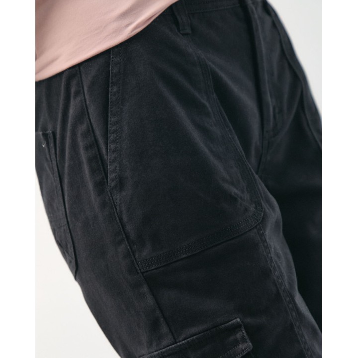 Bermuda Mujer Margaret Solid Negro