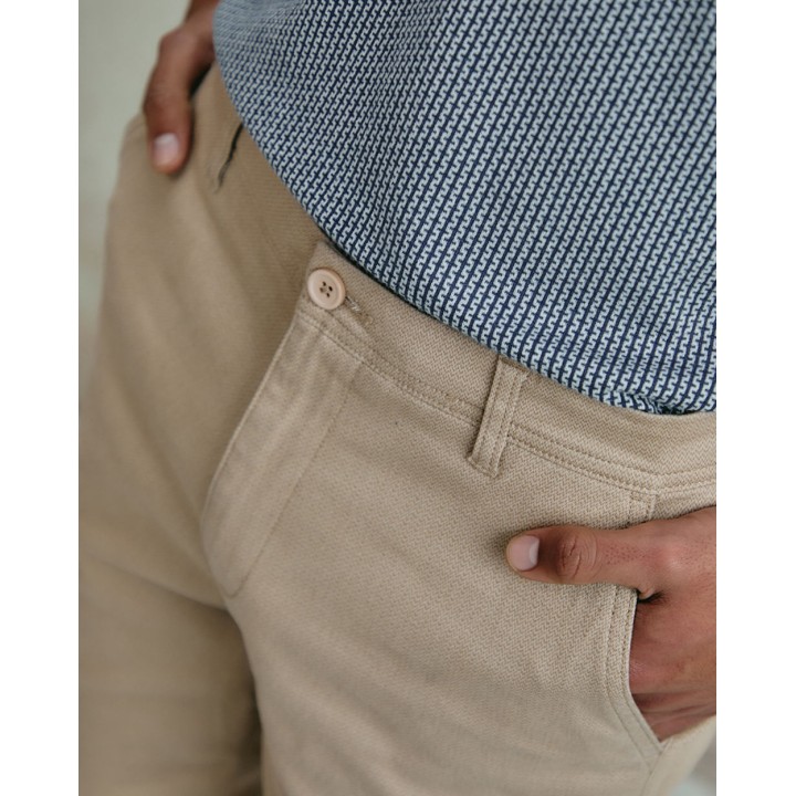 Bermuda Hombre Charly Beige Natural